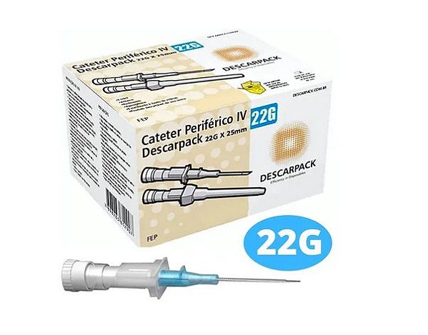 Cateter Descarpack - 22g ( 01 unidades )