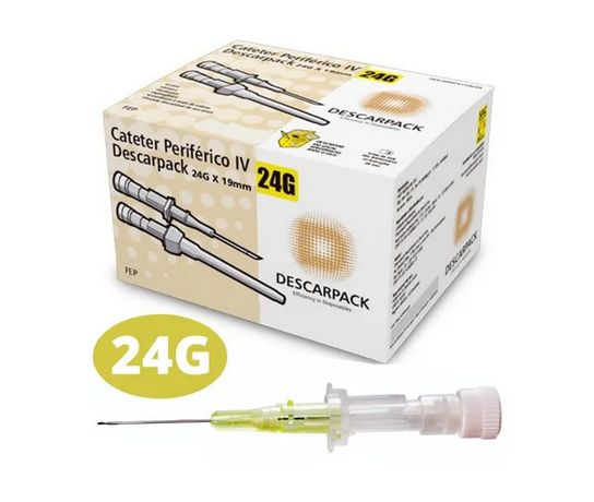 Cateter Descarpack - 24g ( 01 unidade )