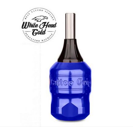 Grip de Aluminio Azul com Catraca Ajustável White Head Gold