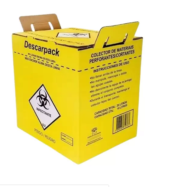 Caixa Coletora Descarpack com capacidade para 13 Litros