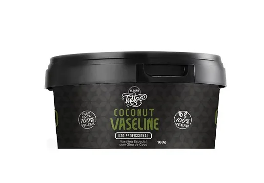 Vaselina Deslizante - Coconut (100% Vegetal com Óleo de Coco) - MBoah - 150g