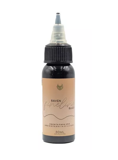 TINTA RAVEN BLACK (FINELINE) 30ML EASY GLOW