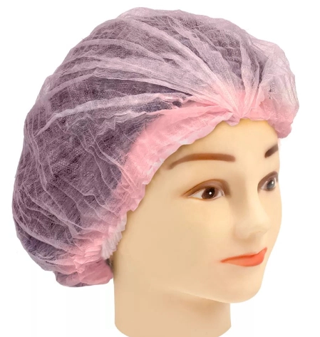 Touca Sanfonada Descartável em TNT com Elástico