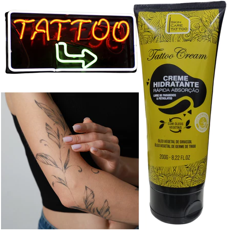 Tattoo Cream Skin Care (Creme Hidratante) - 200g