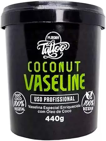 Vaselina Deslizante - Coconut (100% Vegetal com Óleo de Coco) - MBoah - 440g
