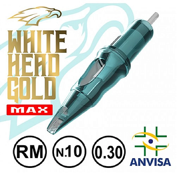 CARTUCHO 21RM.10 MAGNUM CURVADA . WHITE HEAD GOLD MAX - 20 unidades