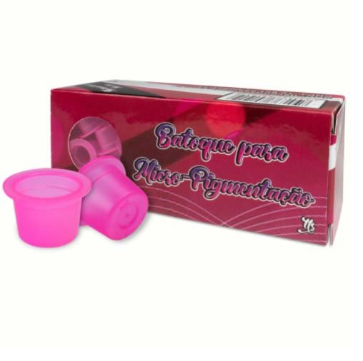 Batoque" P" Rosa pote c/50 unidades
