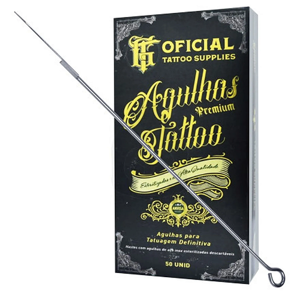 13RS.12 BUCHA AGULHA TATUAGEM SUPER PREMIUM GT - 10 unidades