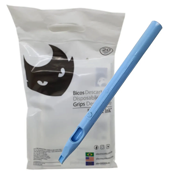 09MG-PINTURA Bico Sem Grip Fechado Long Tip Electric ink Long - unidade avulsa