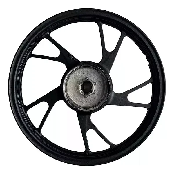 Roda Pé De Galinha Traseira Cg 150/160 Titan - Preto