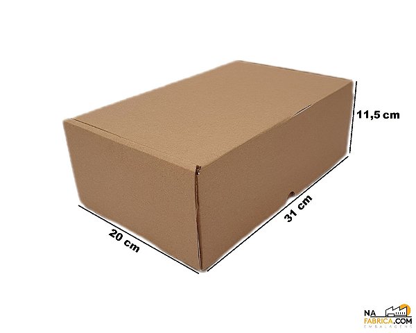 Caixa Papelão Sedex 31x20x11,5 (Pacote com 25 caixas)
