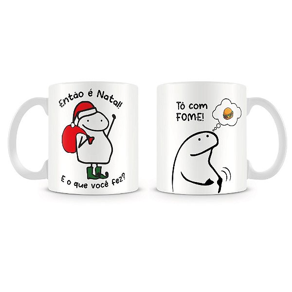 Caneca de Natal com desenhos: um presente criativo