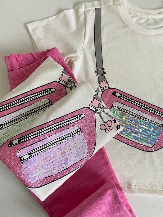 Conjunto Pochete + Leggin Molecotton