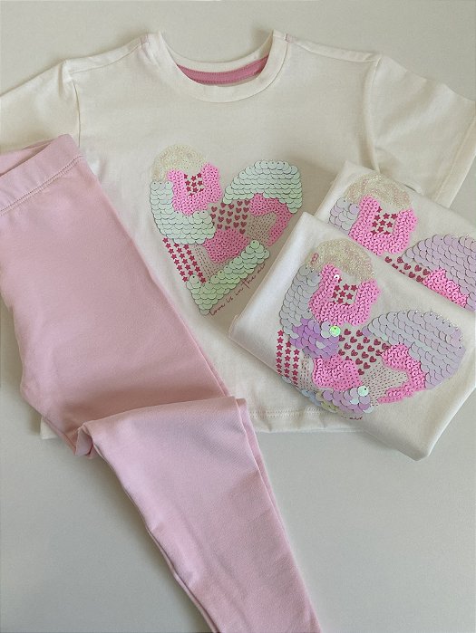 Conjunto Bagunçadinho + Legging Molecotton