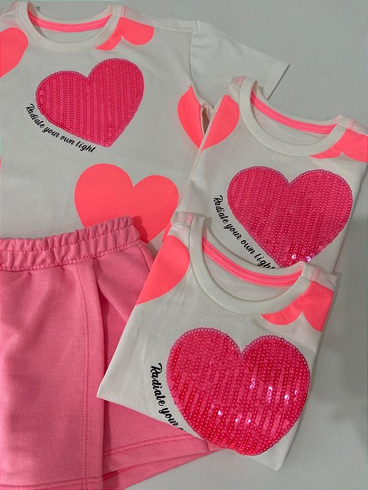Kit Conj. Amor (Short Saia)