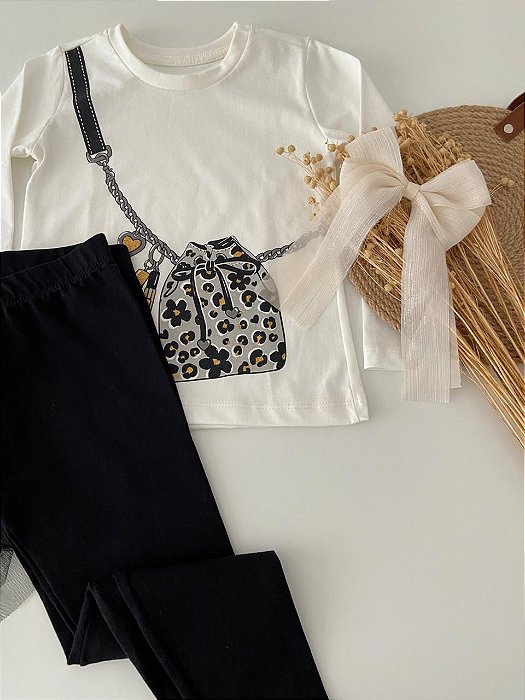 Kit Conj. Bolsa de Oncinha (Legging)