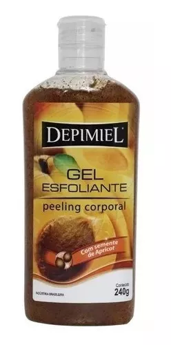 Gel Esfoliante Depilatória Peeling Corporal Depimiel 240g