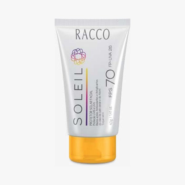 Protetor Solar Facial FPS 70 Soleil RACCO (40g)