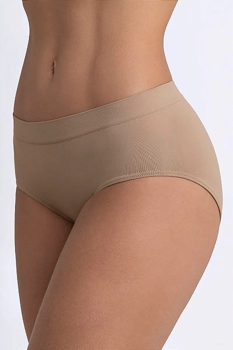 Calcinha Clássica Sem Costura Loba Lupo