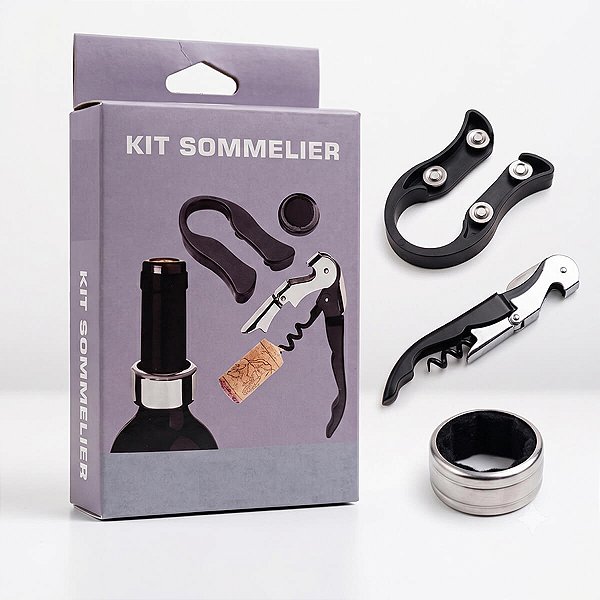 Kit Sommelier Boccati 3 Peças