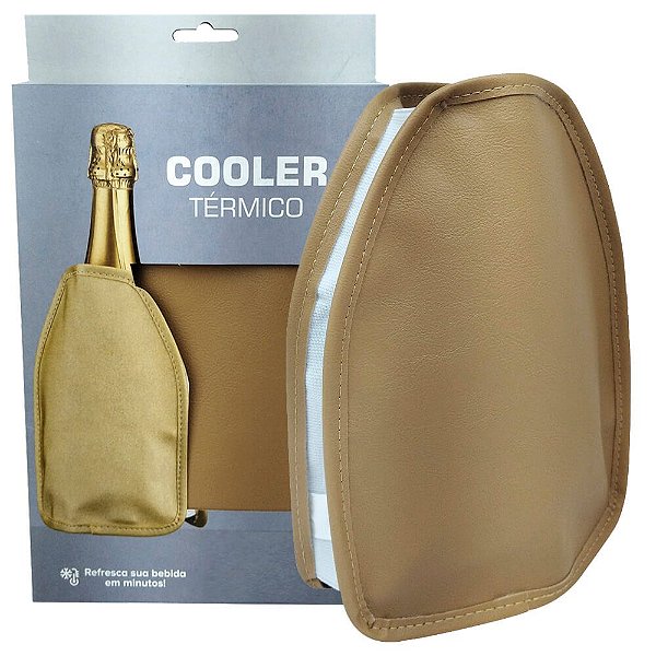 Cooler Térmico Bolsa Térmica Nude com Gel Vinho Espumante