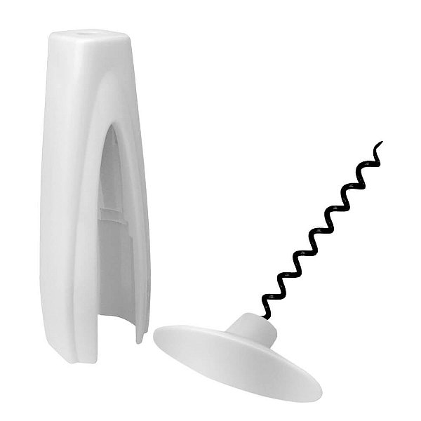 Abridor Saca-rolhas Prático De Encaixe Cor Branco
