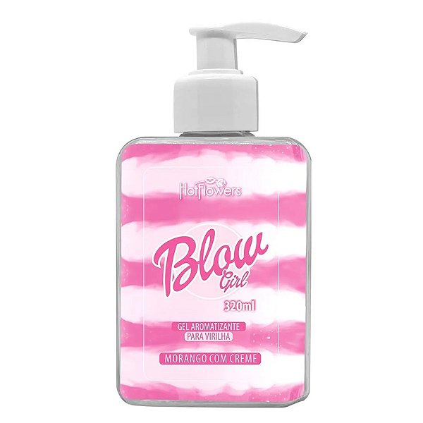 BLOW GIRL GEL AROMATIZANTE BEIJÁVEL PARA VIRILHA 320ML HOT FLOWERS