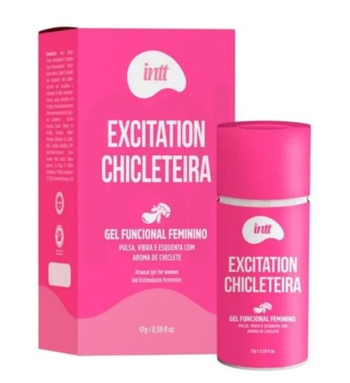 EXCITATION CHICLETEIRA GEL FUNCIONAL FEMININO 17G LINHA COLLORS INTT