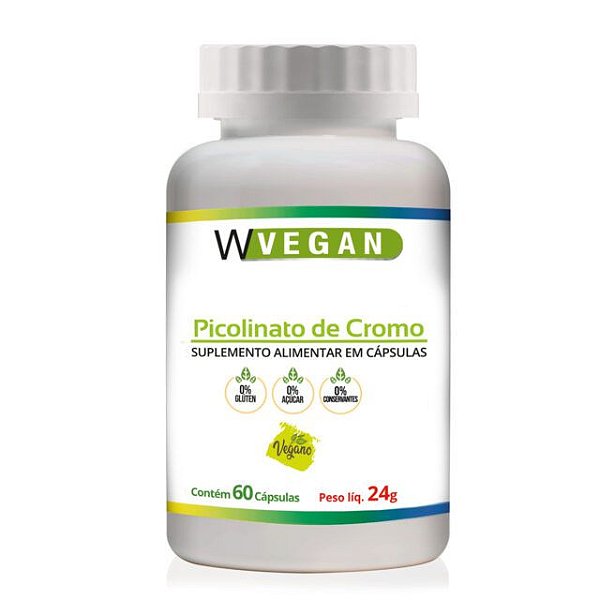 Picolinato de Cromo 60 capsulas - WVegan