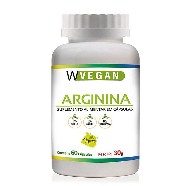 Arginina 60 cápsulas WVegan