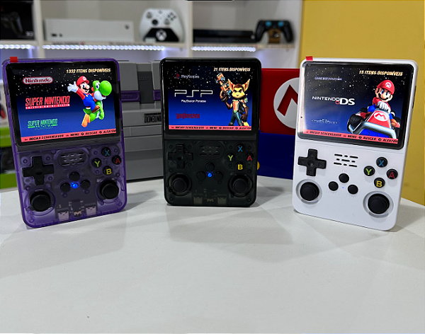 GAME PORTATIL 34 MIL JOGOS + COMPLETO+ POTENTE E CUSTOMIZADO