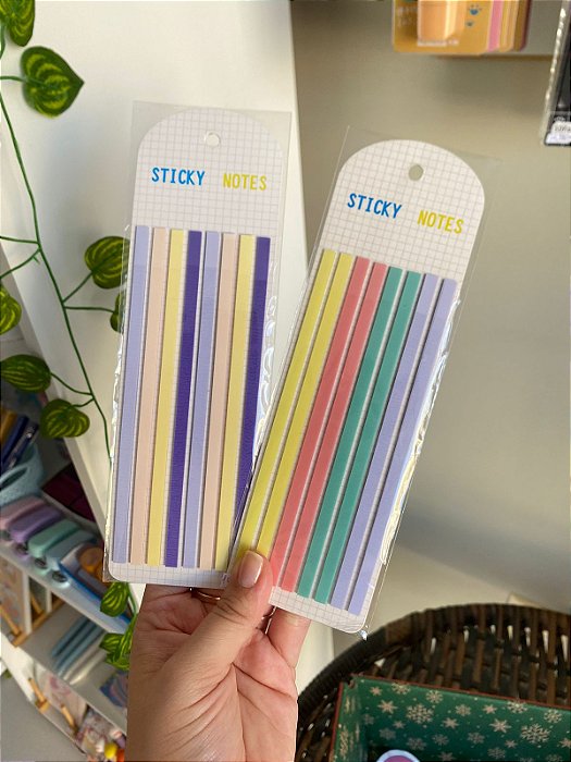 Cartela Marca Texto Em Fita