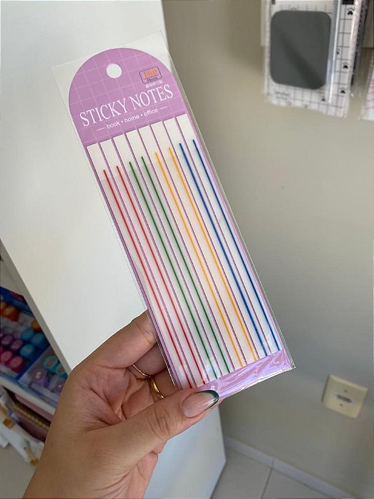 Cartela Marca texto para Sublinhar - Cores mistas