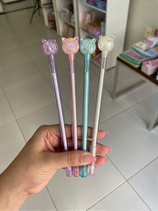 OFERTA Caneta fofa Porquinho cristal