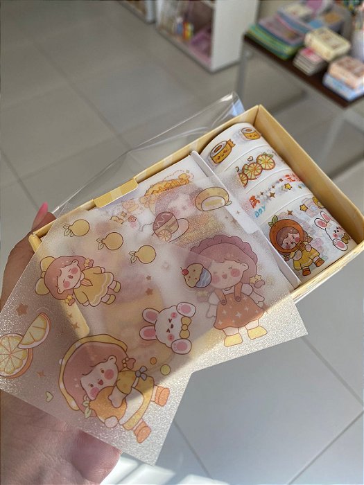 Gift Box: Adesivos + Washi tapes