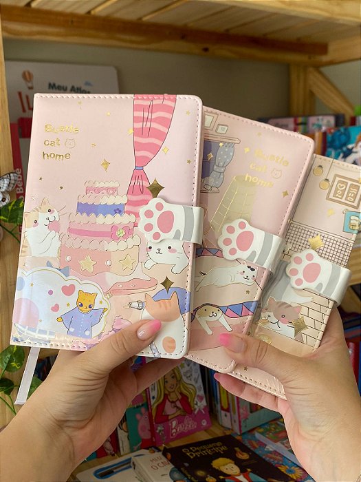 Caderno Luxo Gatinho