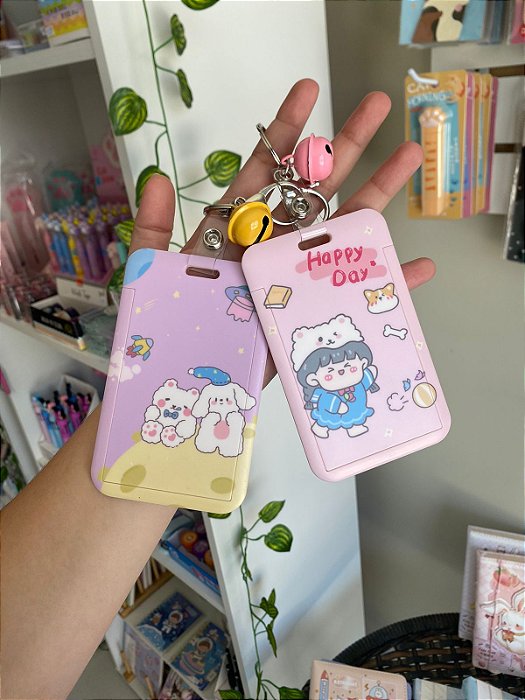 Chaveiro Porta Cartão Fofo