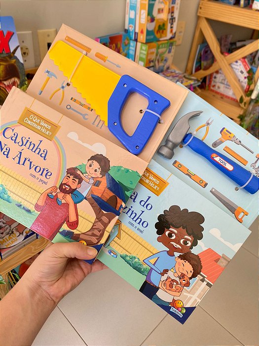 Mãozinhas em Ação: Livro com Ferramenta