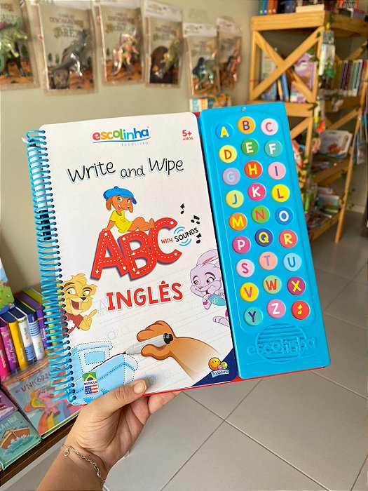 Escreva e Apague ABC Com Sons - Ingês
