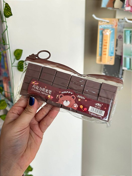 Kit Marca Texto Barra de Chocolate