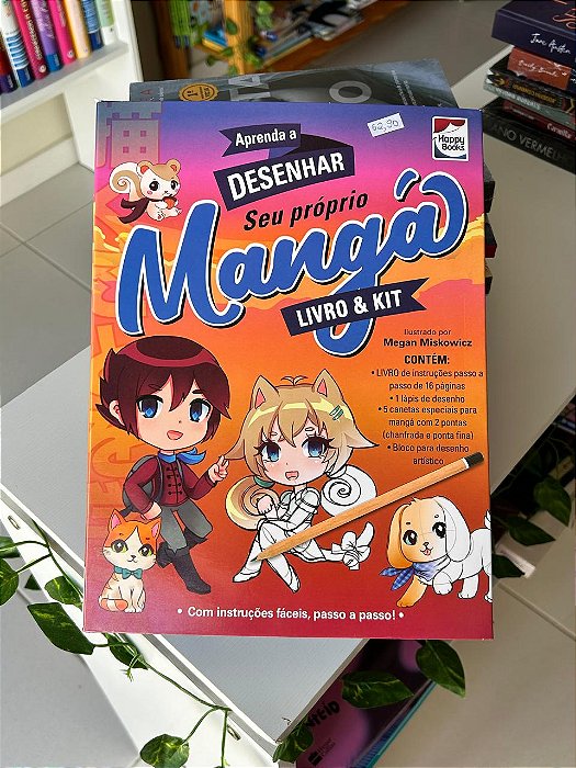 Livro Interativo: Aprenda a Desenhar Seu Mangá