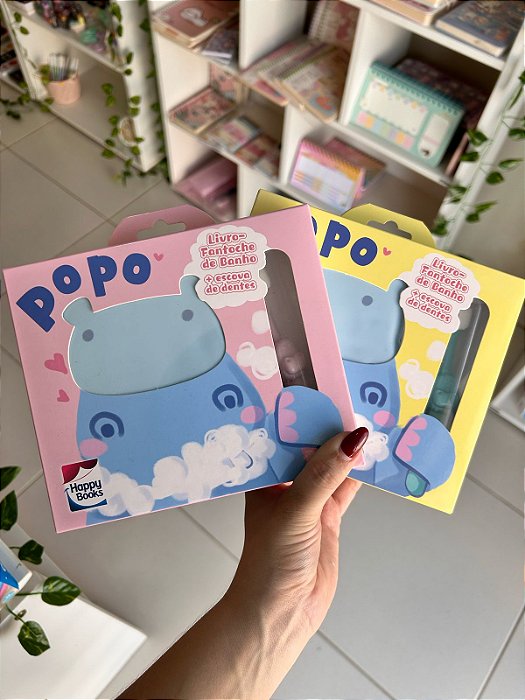 Livro-Fantoche de Banho: Popo Escova Os Dentes!