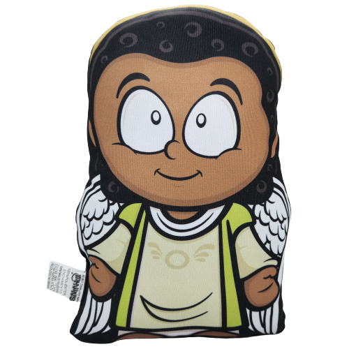 Boneco Almofada Naninha Anjo Da Guarda - Negro