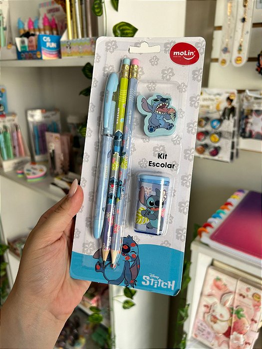 Kit Escolar Stitch Molin