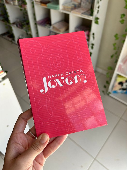 Harpa Cristã Jovem Capa Rosa