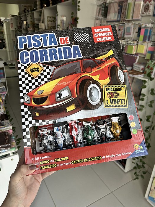 Brincar, Aprender e Colorir: Pista de Corrida