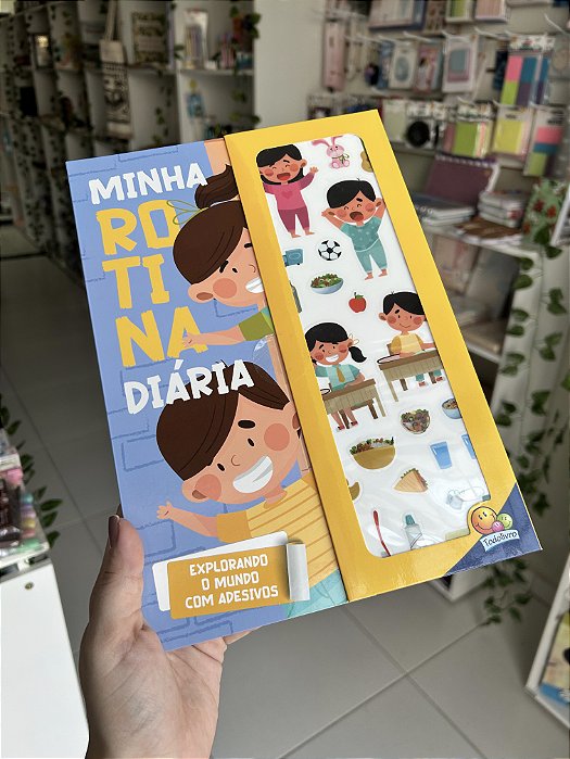 Explorando O Mundo Com Adesivos: Minha Rotina Diária