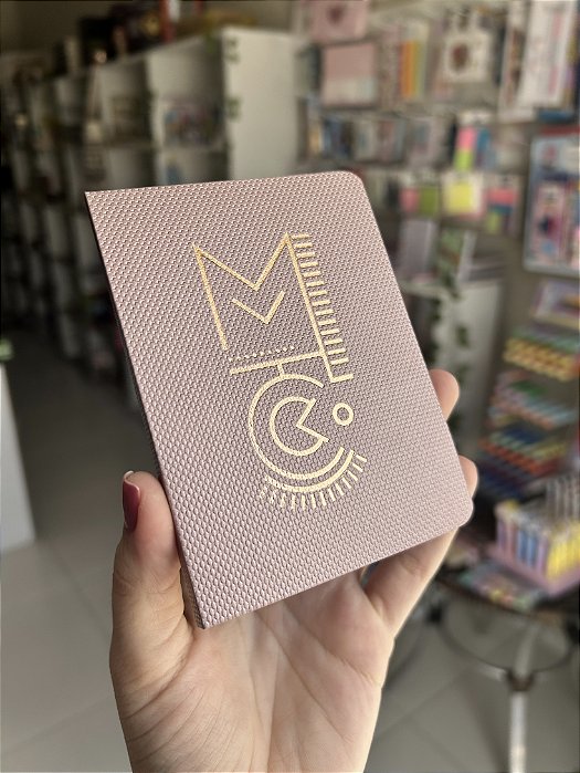 Conjunto 7 Sticky Notes Coleção Metallic Rosê