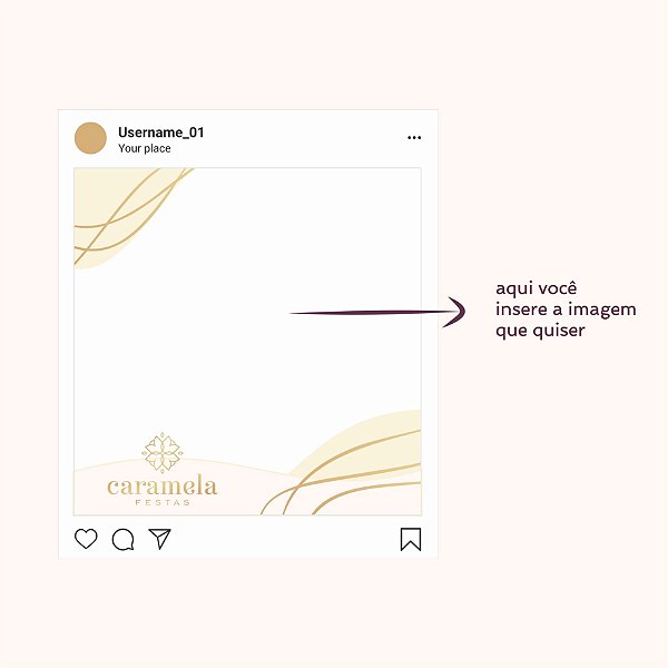 3 Molduras para Posts do Instagram