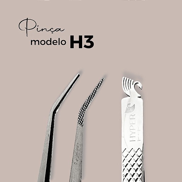 PINÇA H3 - LINHA SILVER